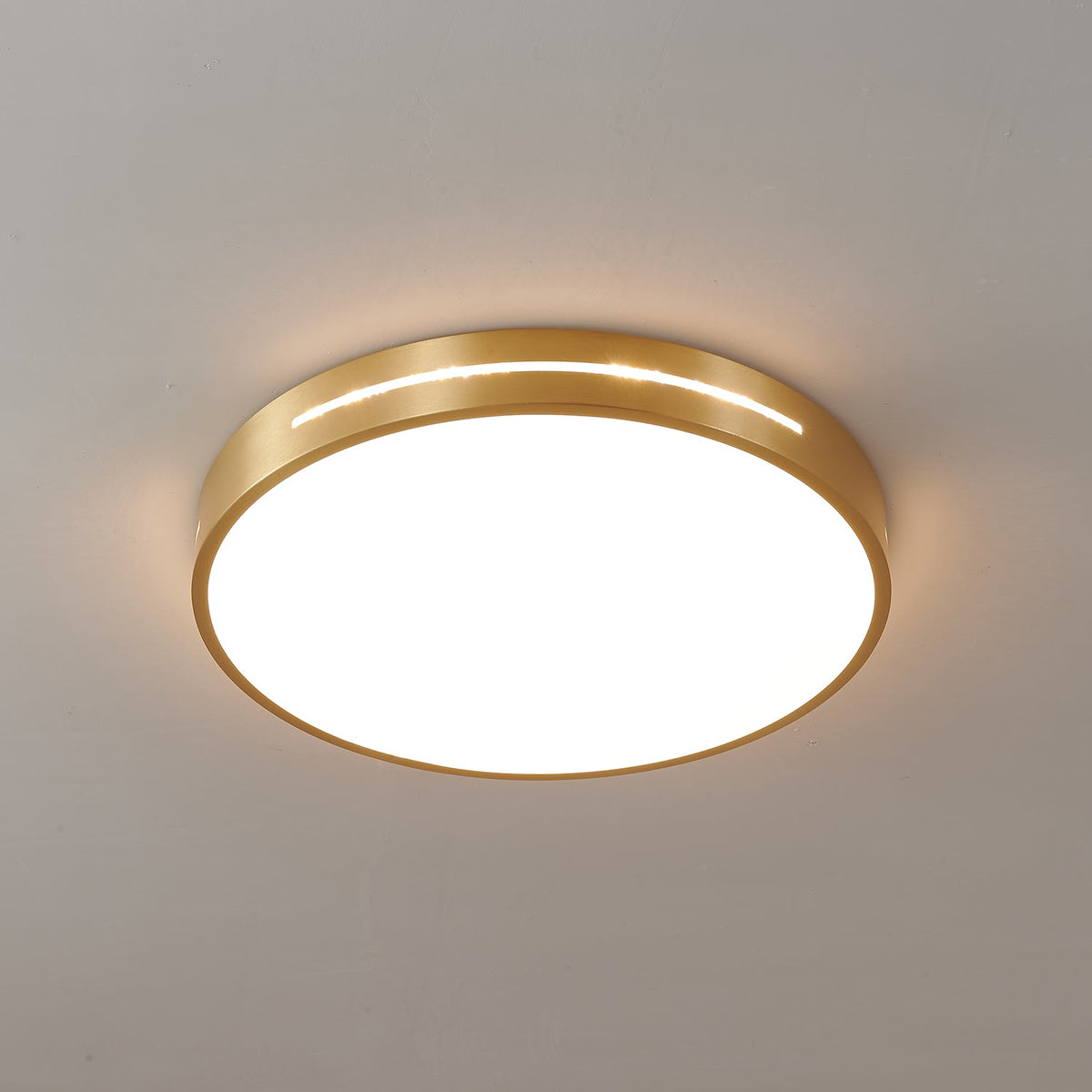Plafonnier en Laiton Moderne Minimaliste