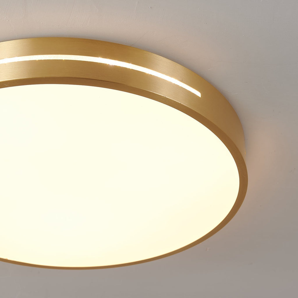 Plafonnier en Laiton Moderne Minimaliste