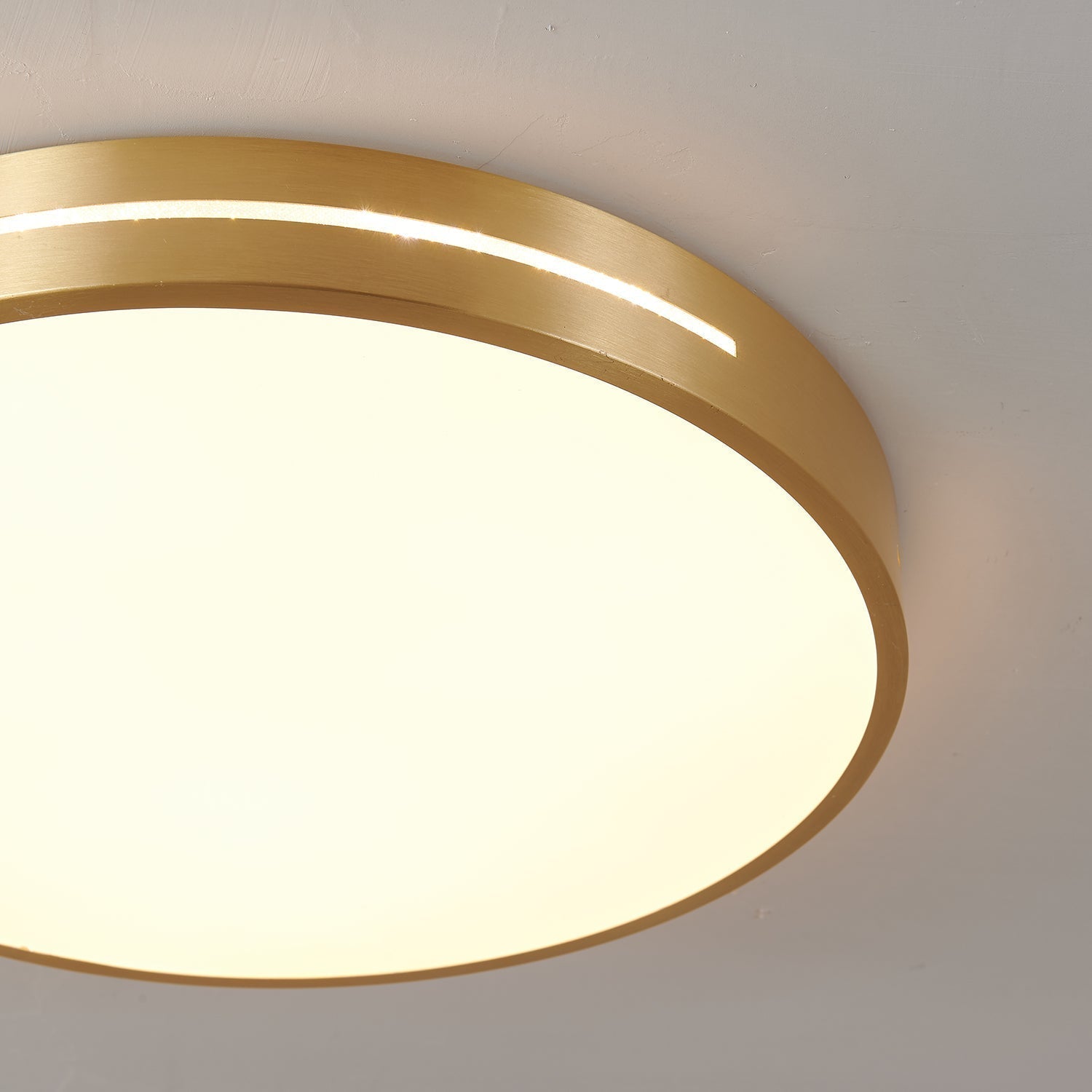 Plafonnier en Laiton Moderne Minimaliste