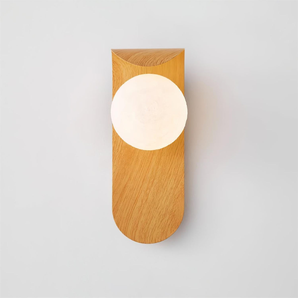 Applique Murale en Bois avec Globe