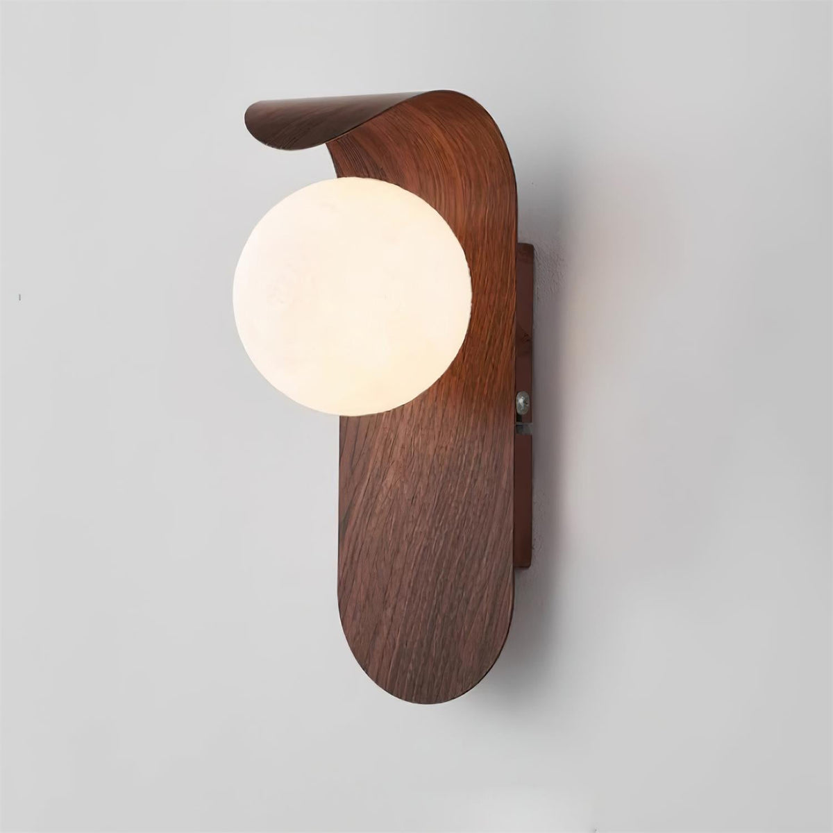 Applique Murale en Bois avec Globe
