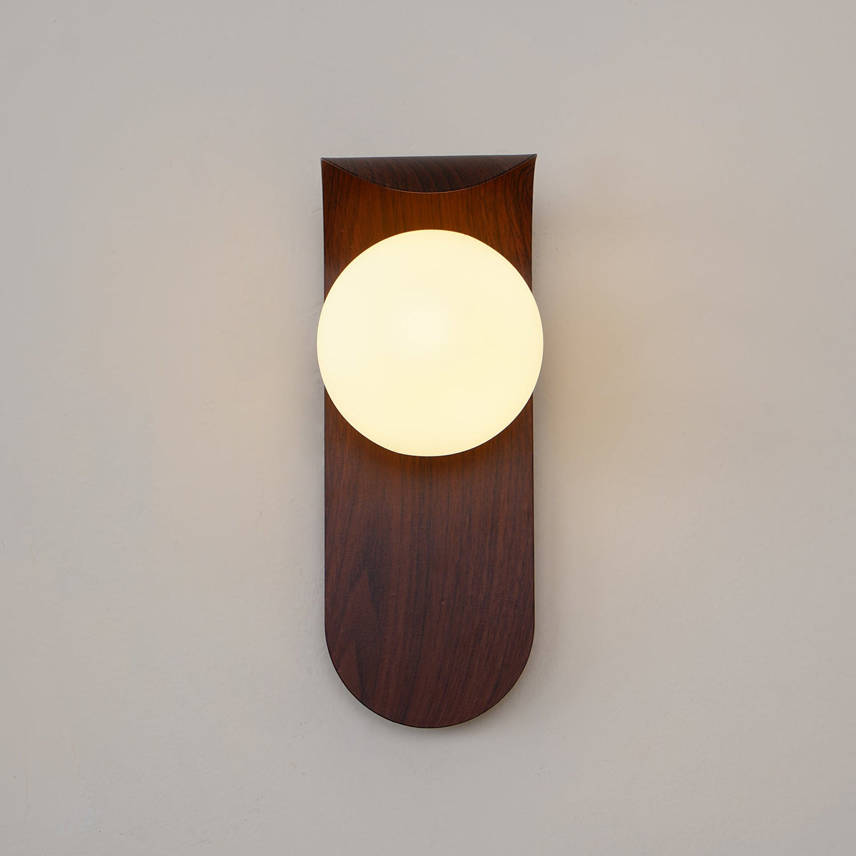 Applique Murale en Bois avec Globe