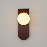 Applique Murale en Bois avec Globe