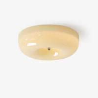 Cream Pudding Ceiling Lamp