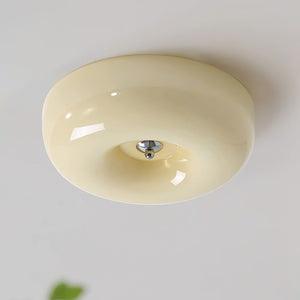 Plafonnier Spirale en Verre Soufflé