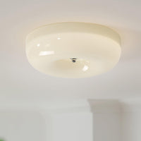 Cream Pudding Ceiling Lamp