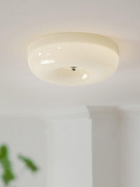 Cream Pudding Ceiling Lamp