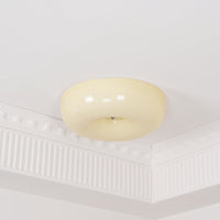 Cream Pudding Ceiling Lamp