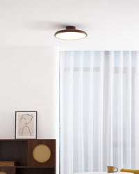 Lola Wood Grain Adjustable Ceiling Lamp