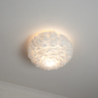 Feathered Ceiling Lamp