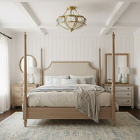 Floral Brass Ceiling Lamp
