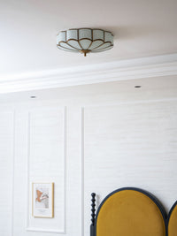 Flower Shape Glass Recessed Ceiling Light