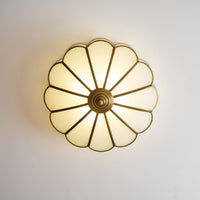 Flower Shape Glass Recessed Ceiling Light