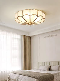 Flower Shape Glass Recessed Ceiling Light