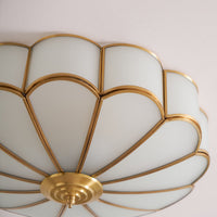 Flower Shape Glass Recessed Ceiling Light