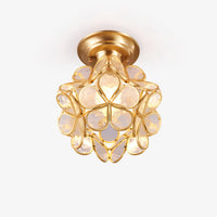 Golden Bloom Ceiling Light