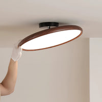 Lola Wood Grain Adjustable Ceiling Lamp