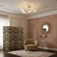 Lotus Leaf Glass Ceiling Lamp