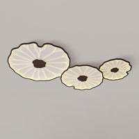 Plafonnier Feuille de Lotus en Bois