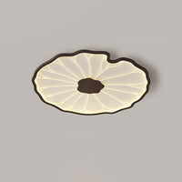 Plafonnier Feuille de Lotus en Bois