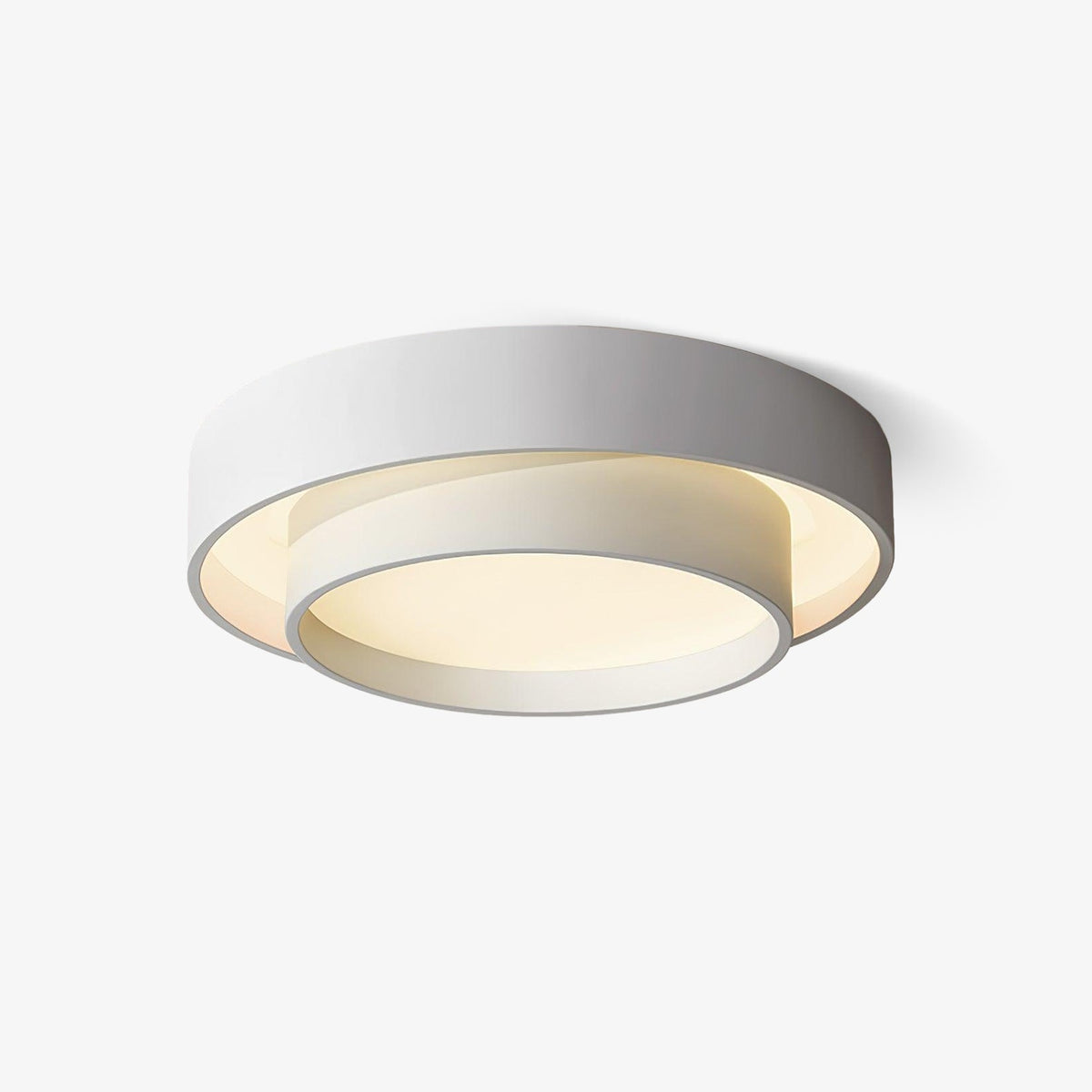 Plafonnier Cylindre Double Couche Moderne