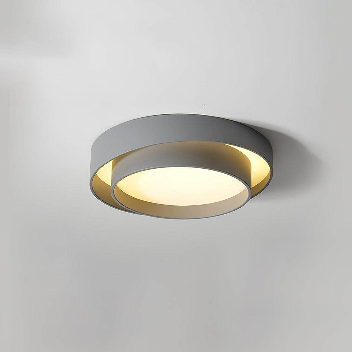 Plafonnier Cylindre Double Couche Moderne