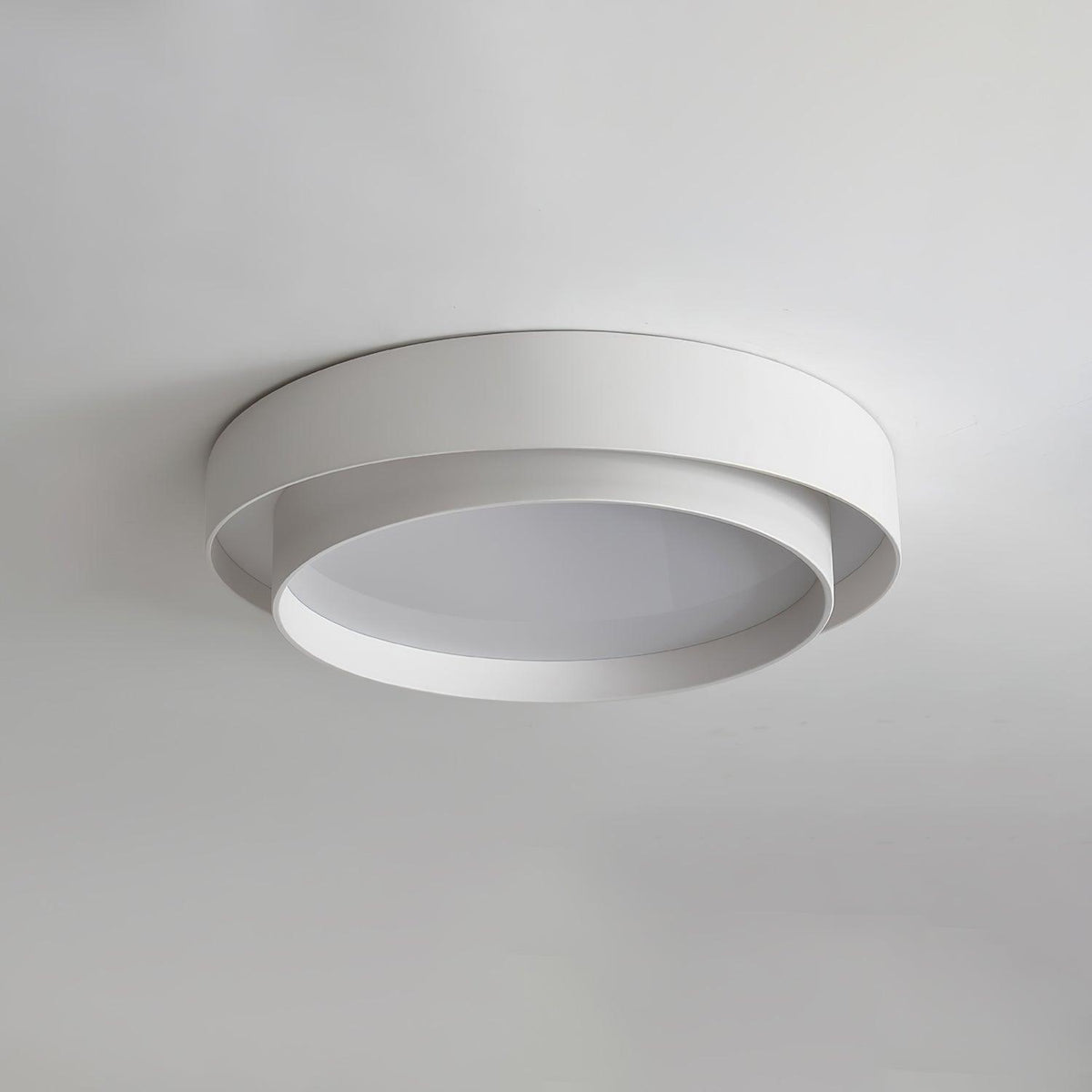 Plafonnier Cylindre Double Couche Moderne