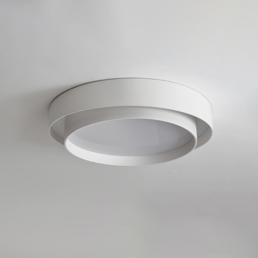 Plafonnier Cylindre Double Couche Moderne