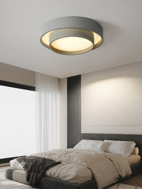 Plafonnier Cylindre Double Couche Moderne