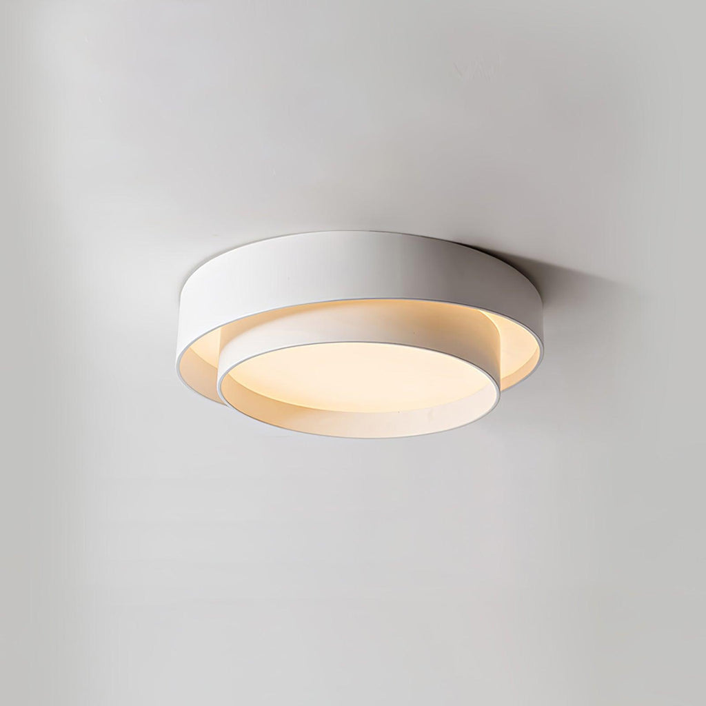 Plafonnier Cylindre Double Couche Moderne