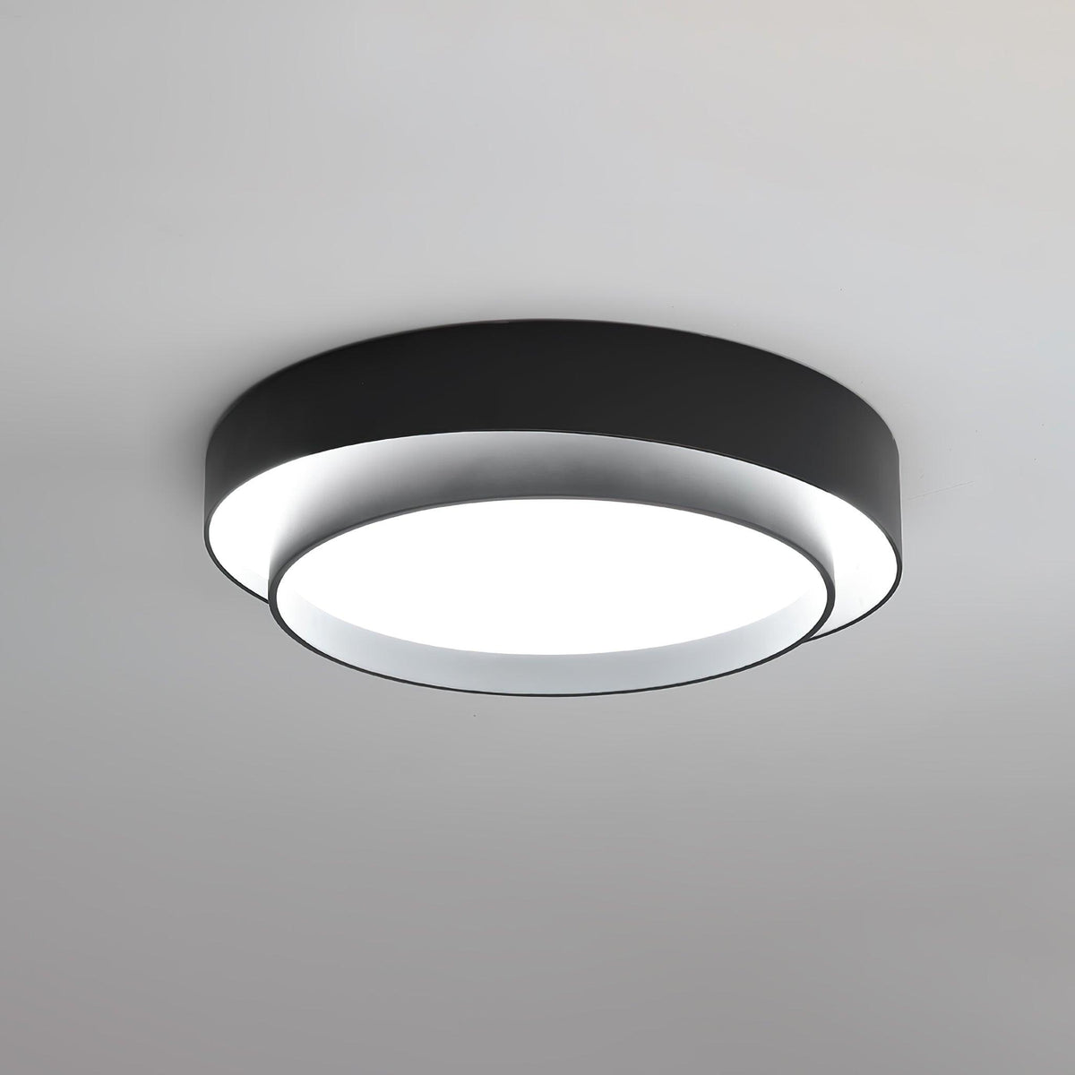 Plafonnier Cylindre Double Couche Moderne