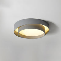 Plafonnier Cylindre Double Couche Moderne