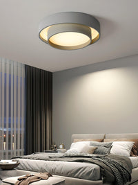 Plafonnier Cylindre Double Couche Moderne