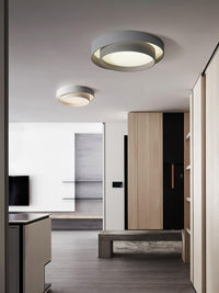 Plafonnier Cylindre Double Couche Moderne