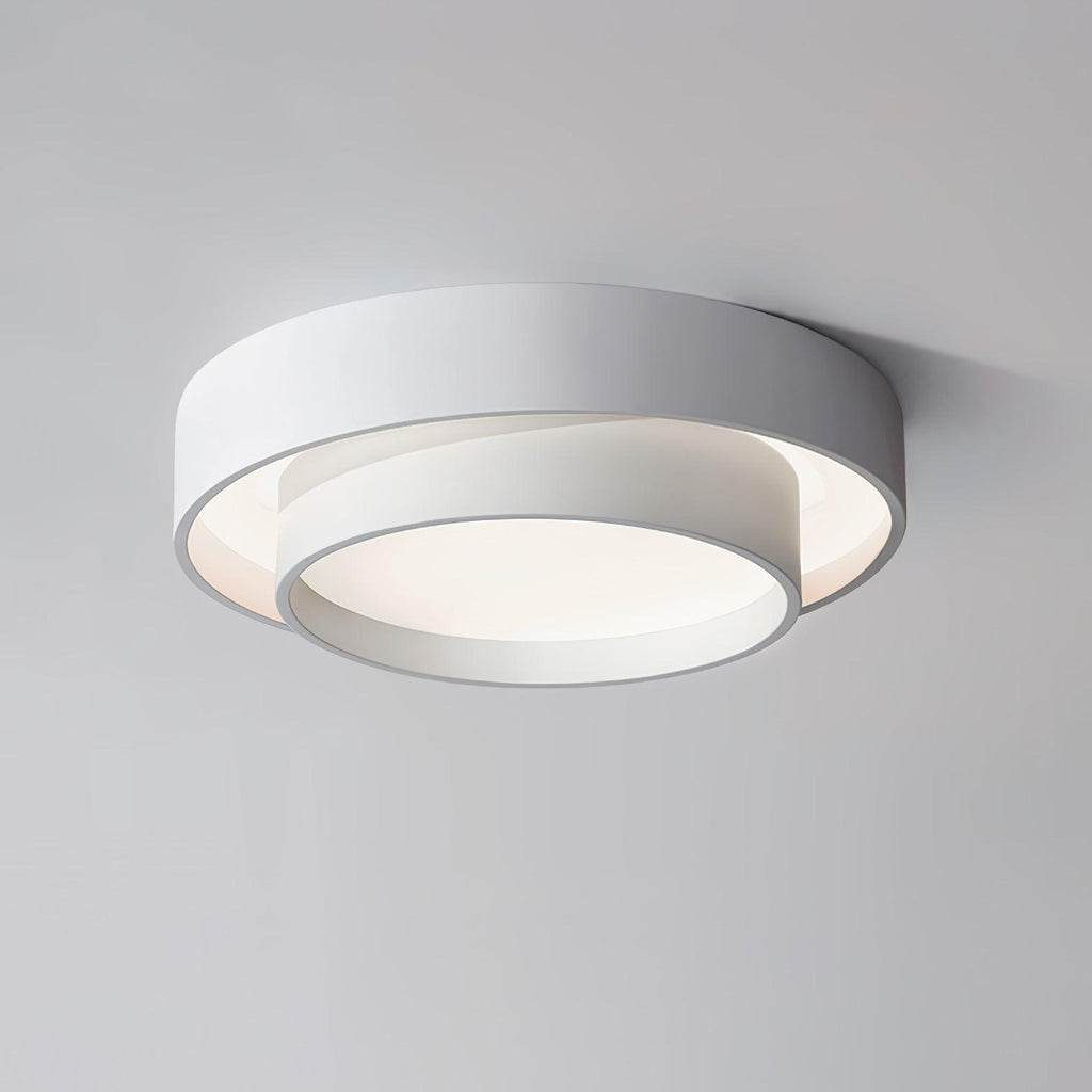 Plafonnier Cylindre Double Couche Moderne