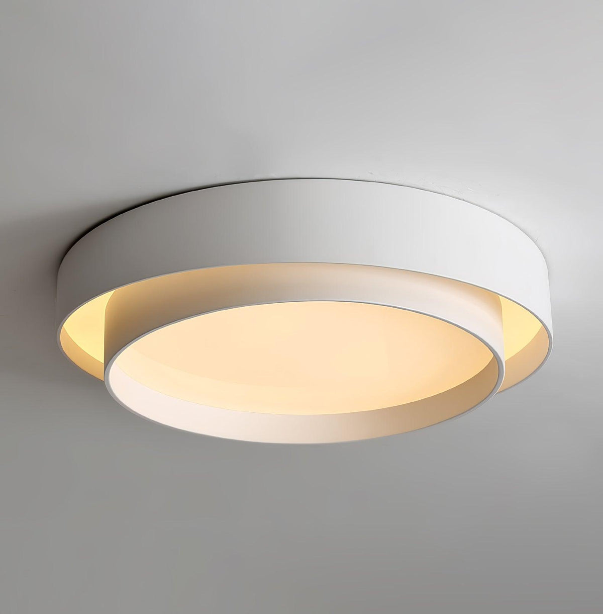 Plafonnier Cylindre Double Couche Moderne