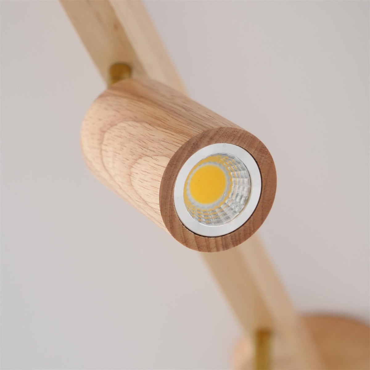 Plafonnier Spot Orientable en Bois