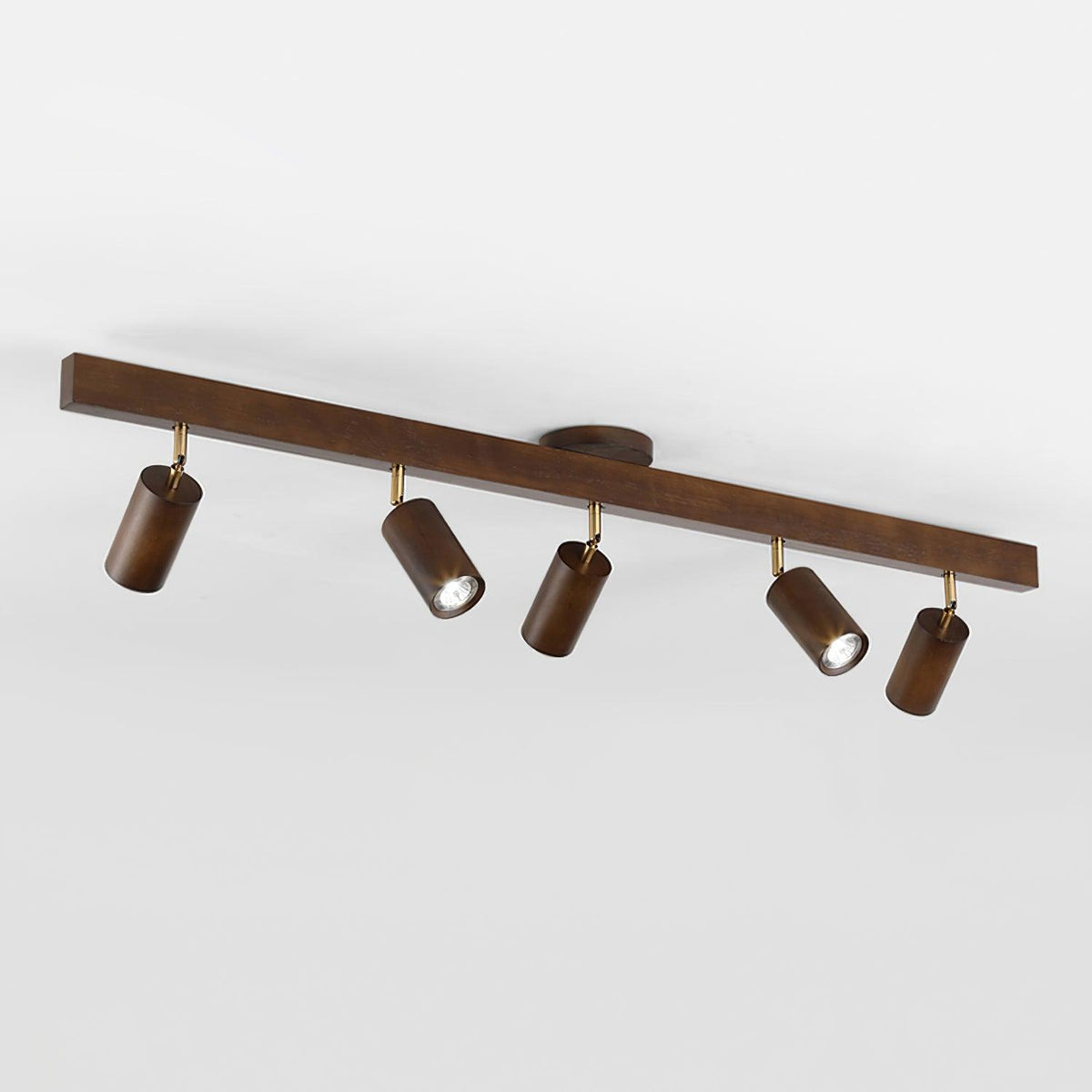 Plafonnier Spot Orientable en Bois