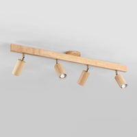 Plafonnier Spot Orientable en Bois