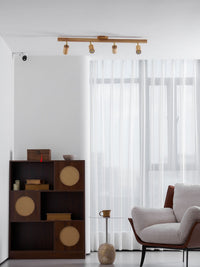 Natural Wood Beam Spotlight Light