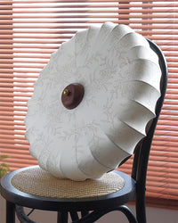 Plafonnier en Tissu Plissé Forme Lotus