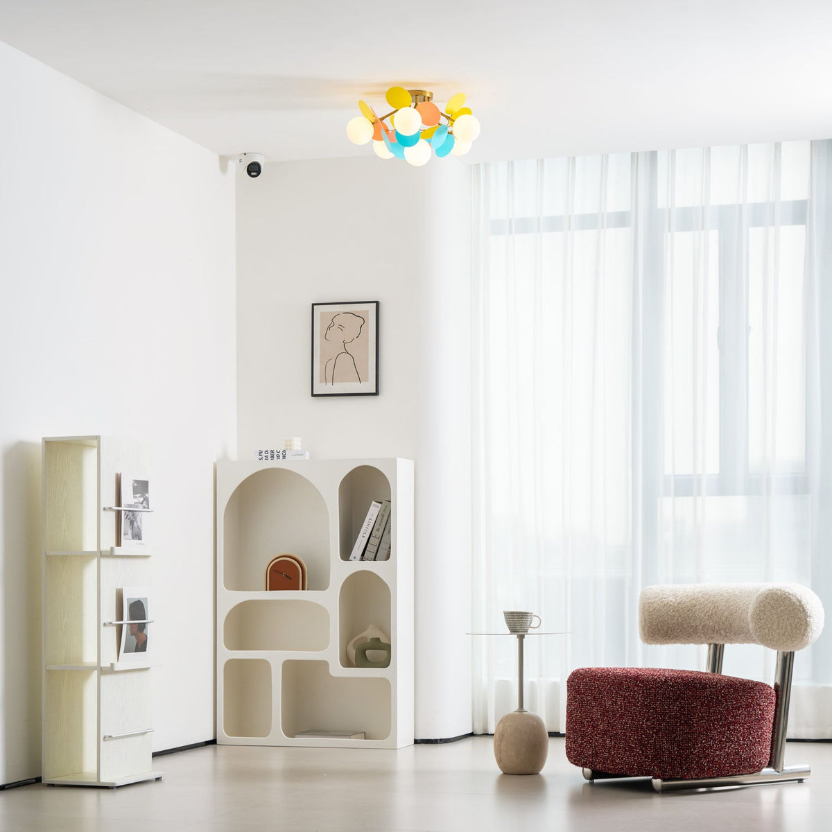 Round Macaron Ceiling Lamp