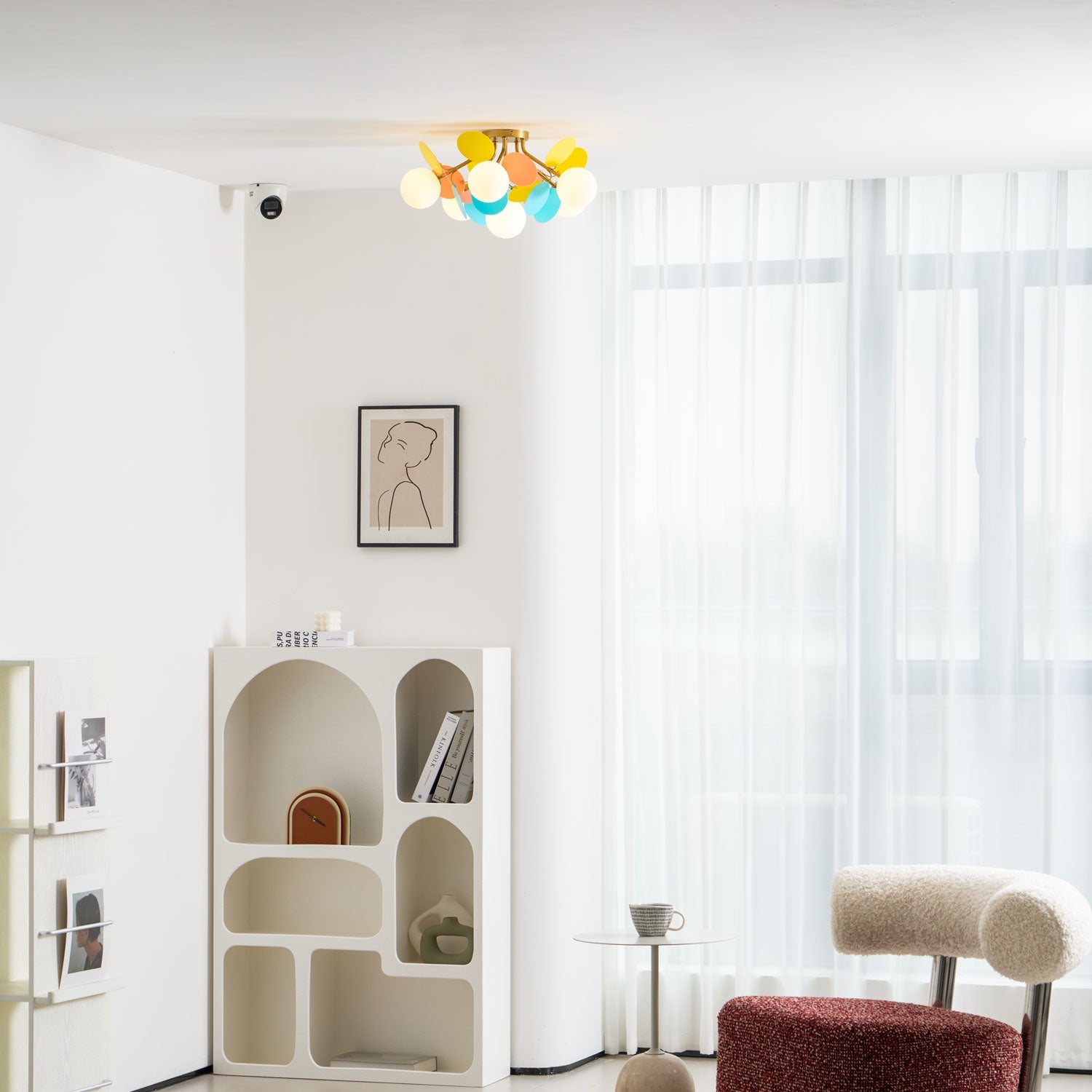 Round Macaron Ceiling Lamp