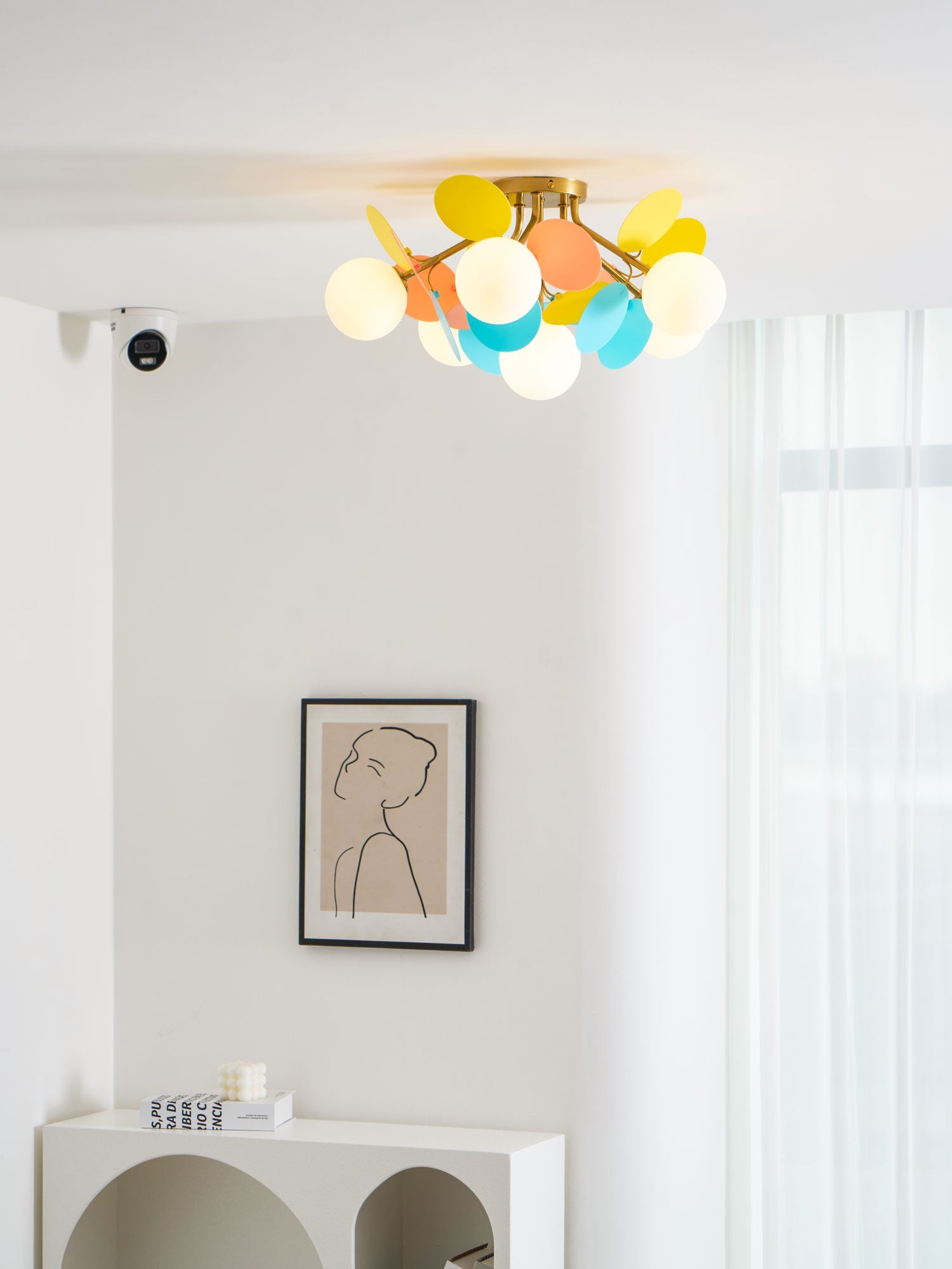 Round Macaron Ceiling Lamp