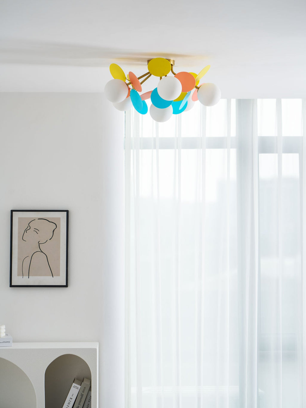 Round Macaron Ceiling Lamp