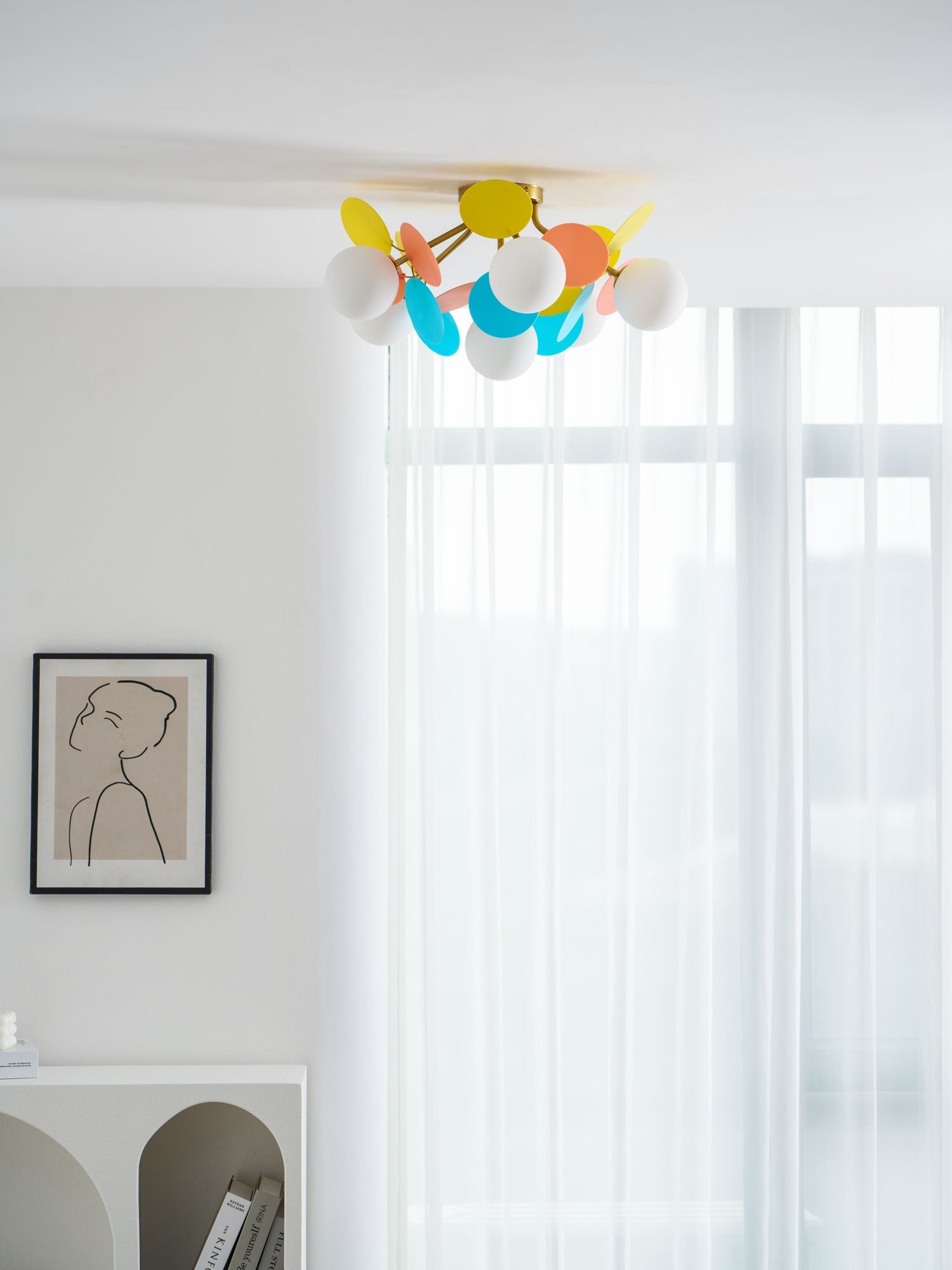 Round Macaron Ceiling Lamp