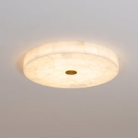 Round Alabaster Ceiling Lamp