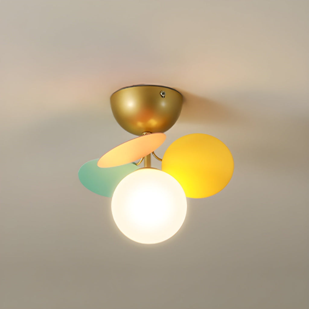 Plafonnier Rond Macaron Ludique
