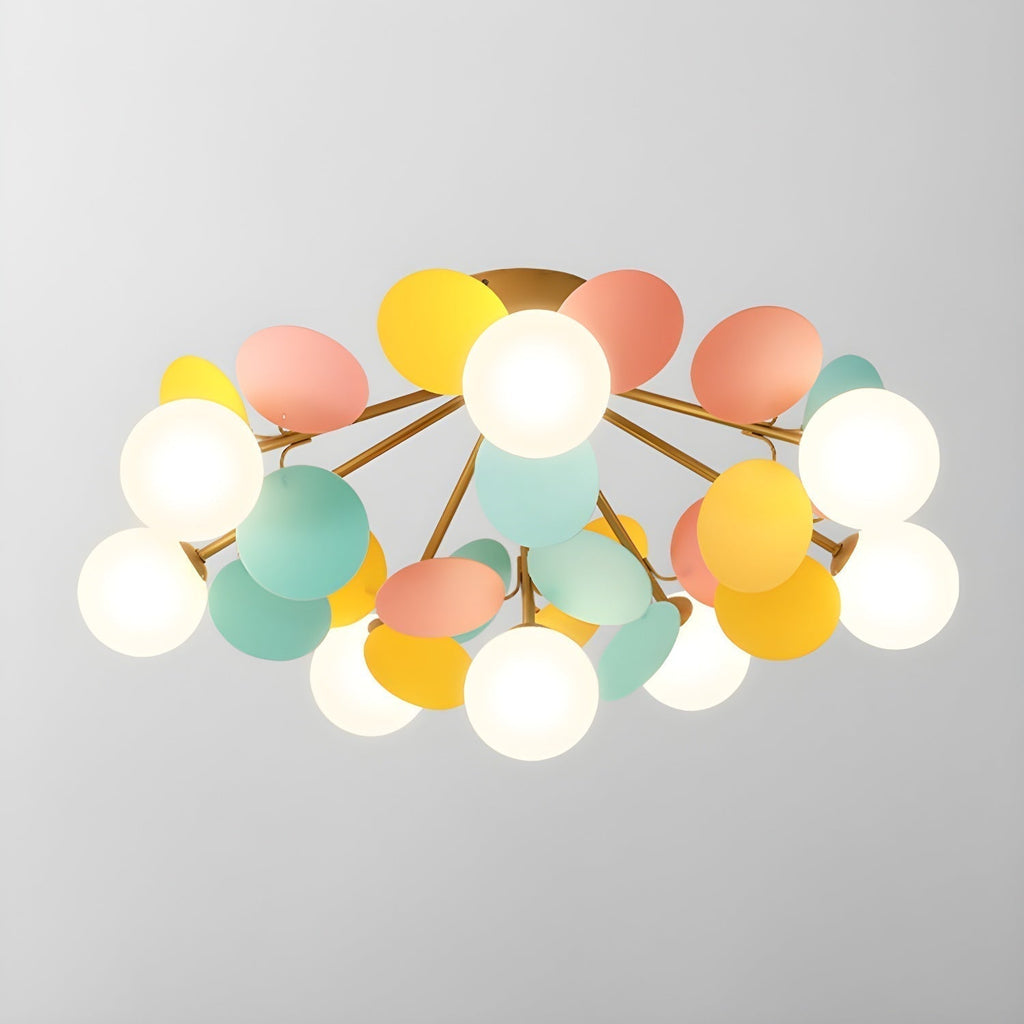 Plafonnier Rond Macaron Ludique