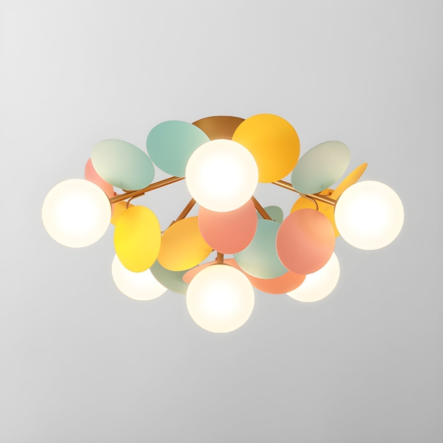 Plafonnier Rond Macaron Ludique